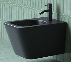 Ceramicanova Подвесное биде Metric CN3008MB чёрный матовый