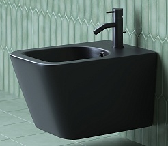 Ceramicanova Подвесное биде Metric CN3008MB чёрный матовый – фотография-1