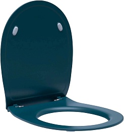 Allen Brau Унитаз подвесной Fantasy 4.11004.PT петроль с крышкой 4.11005.PT – фотография-4