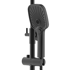 Azario Душевая стойка Escaro AZ-K2374B черный матовый – фотография-2