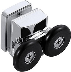 Aquatek Душевой уголок Ария 100x100 AQ ARI KV 10020BL профиль черный стекло прозрачное – фотография-5