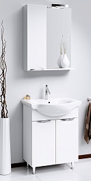 Aqwella Комплект мебели Лайн 65 с корзиной – фотография-1