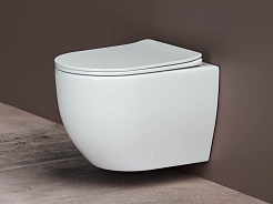 Ceramicanova Подвесной унитаз Mia Rimless CN1805 белый – фотография-7