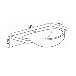 Runo Мебель для ванной Капри 55 салатовая – фотография-10
