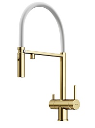 Sancos Смеситель для кухни Imola SC4010BG PVD покрытие брашированное золото – фотография-1