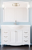 ValenHouse Комплект мебели Эллина 120 белый, фурнитура хром