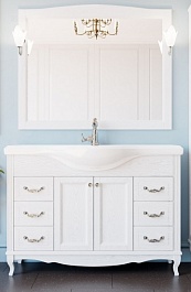 ValenHouse Комплект мебели Эллина 120 белый, фурнитура хром – фотография-1