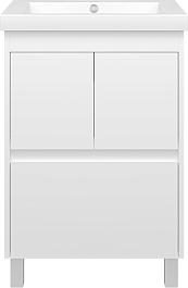 Misty Тумба для умывальника Алиса 58, 1 ящик, напольная – фотография-1