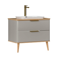 Equil Тумба с раковиной Desert 80 напольная амарок – фотография-1