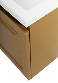 Cezares Тумба с раковиной Giubileo 100 подвесная брашированное золото – фотография-7