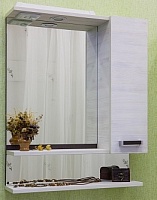 Sanflor Зеркало-шкаф Техас 60 венге, северное дерево светлое, R