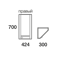 Merkana Шкаф Астурия 30 R – фотография-3
