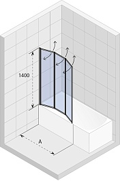 Riho Шторка на ванну Alta – фотография-2
