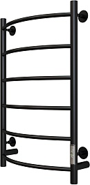 Aringa Полотенцесушитель электрический Берген 80x50 AR03009BL черный – фотография-2