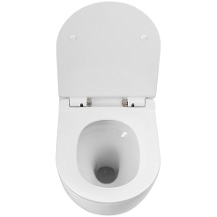 BelBagno Унитаз подвесной Sfera-Tor BB046CH-TOR/BB2111SC смыв TORNADO – фотография-8