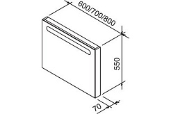 Ravak Зеркало Chrome 80 – фотография-2
