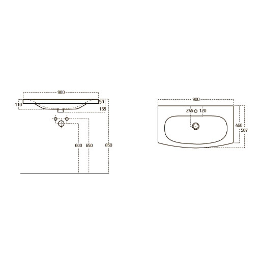 Owl 1975 Мебель для ванной Gotland 90 – фотография-6