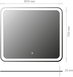 Onika Мебель для ванной Айленд 80 подвесная белая – фотография-17