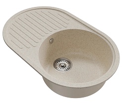 Mixline Мойка кухонная ML-GM16 бежевая – фотография-2