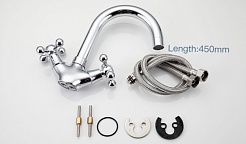 Frap Смеситель для раковины H19 F1319 хром – фотография-4