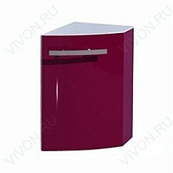 Aquanet Тумба приставная "Римини" R бордо – фотография-1