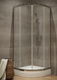 Triton  Душевой уголок А 90x90 хром – фотография-2