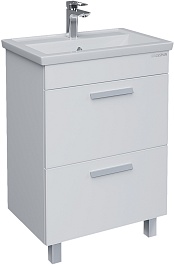 Grossman Мебель для ванной Нео 60 2 ящика белая – фотография-7