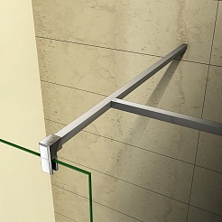 Good Door Душевое ограждение WALK IN SP-140+SP+P-80-B-CH – фотография-2