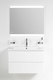 BelBagno Тумба с раковиной Albano-Cer 105 подвесная Bianco Lucido – фотография-10