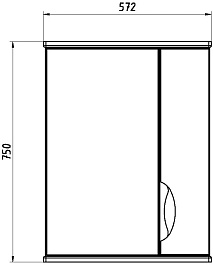 ASB-Mebel Мебель для ванной Мессина 60/2 белая – фотография-18