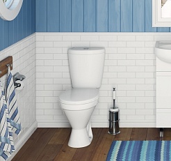 Rosa Унитаз-компакт Элегант белый – фотография-3