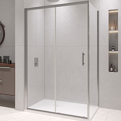 RGW Душевой уголок Passage PA-145 120x80 профиль хром стекло прозрачное – фотография-1