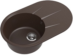 Ewigstein Мойка кухонная Rund 50F шоколад – фотография-1