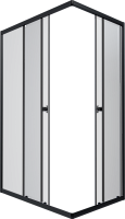 Triton Душевой уголок Вента Блэк 120/80 Щ0000054478