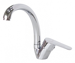 Frap Смеситель для кухни H703 F41703-B хром – фотография-1