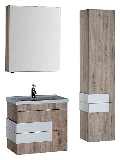 Aquanet Мебель для ванной "Мадейра 70" дуб кантри – фотография-2