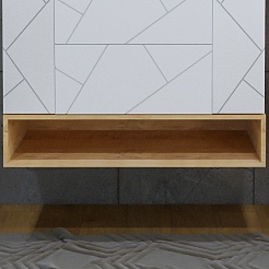 Бриклаер Ниша для тумбы Кристалл 100 дуб бунратти – фотография-1