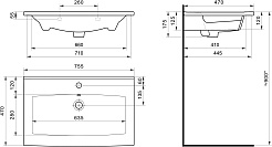 Акватон Мебель для ванной Либерти 75 дуб эльвезия – фотография-16