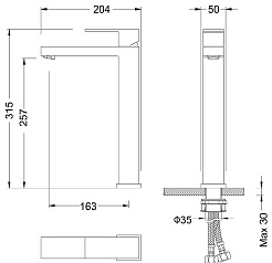 Timo Смеситель для раковины Selene 3061/00F chrome – фотография-2
