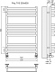 Terminus Полотенцесушитель водяной Рид П10 530x800 хром – картинка-6