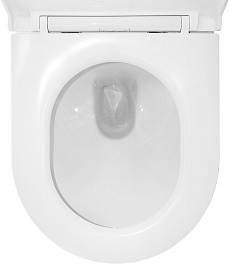 Azario Унитаз подвесной Uno AZ-2380 безободковый белый – фотография-11