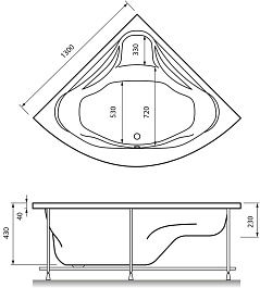 Relisan Экран фронтальный Rona 130 – фотография-4