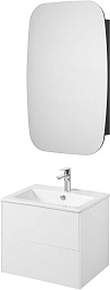 Акватон Мебель для ванной Сохо 60 L подвесная белая – фотография-1