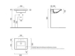 GSI Подвесная раковина Norm 8683111 60 см – фотография-3