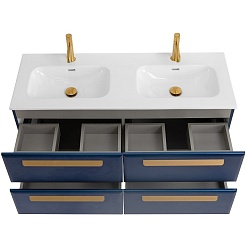 BelBagno Мебель для ванной Eco Cer-N 120 с 4 ящиками sapfiro CZR-8073-120-2 ручки сатиновое золото – фотография-8