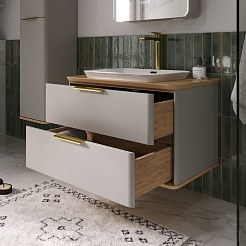 Equil Тумба под раковину Desert 80 подвесная амарок – фотография-8