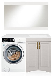 Style Line Мебель для ванной Даллас классик 120 Люкс R, рельеф пастель, PLUS – фотография-5