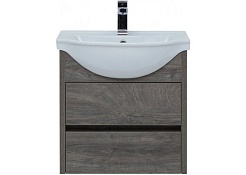 Aquanet Тумба с раковиной Сидней 60 дуб рошелье – фотография-8