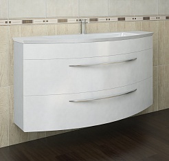 De Aqua Мебель для ванной Лонг 120, зеркало Сильвер – фотография-8