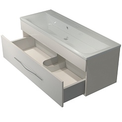 Какса-а Мебель для ванной Редиссон 120 белая – фотография-9